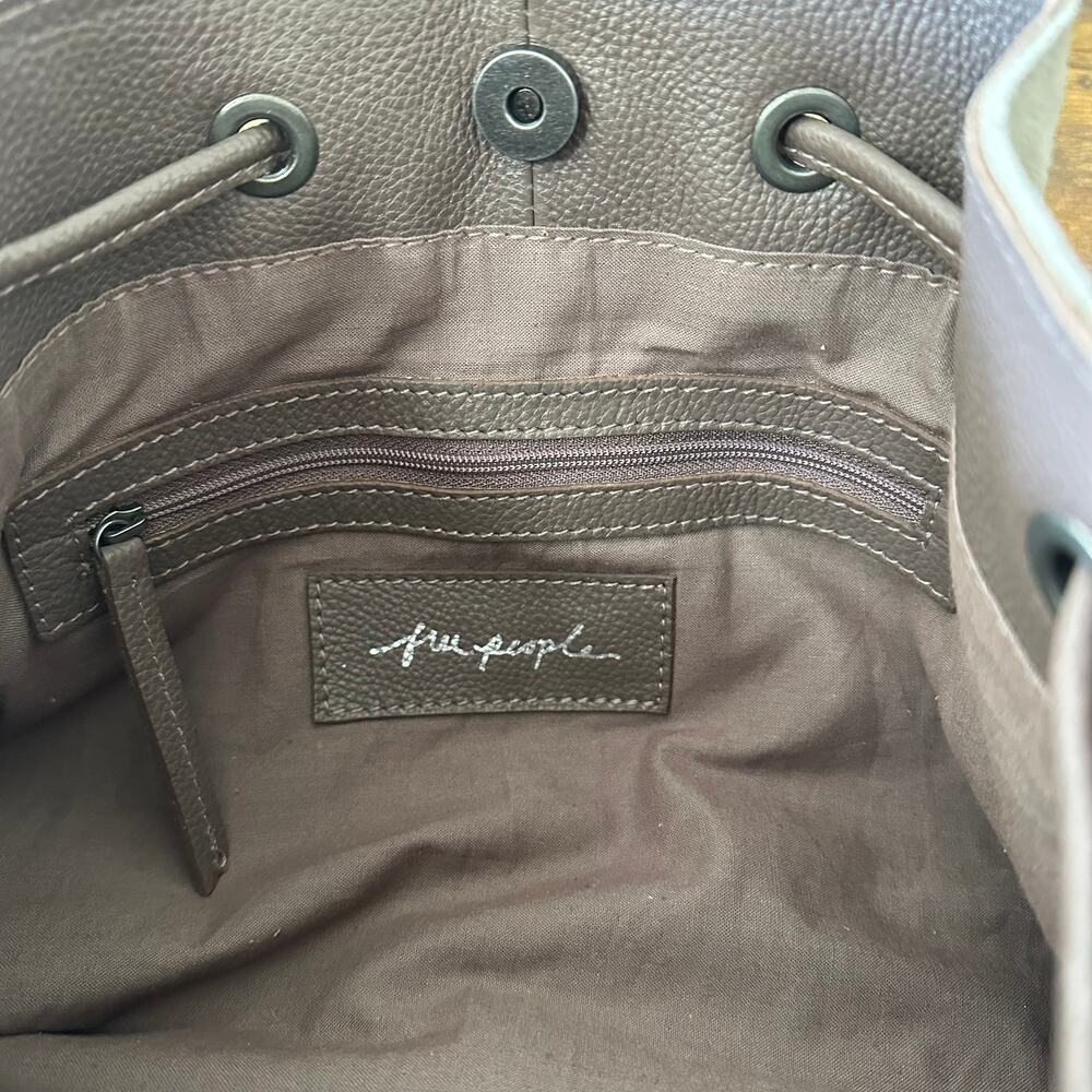 Free People Tovey Suede Crossbody Bucket Bag Boho Bohemian Festival - Picture 7 of 8